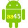 Aplicativo aa45 para Android